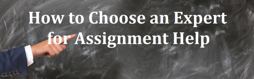 How to Choose an Expert for Assignment Help